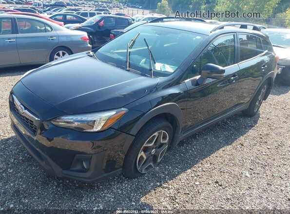 JF2GTAMC7JH244216 2018 SUBARU CROSSTREK Black Przód lewy