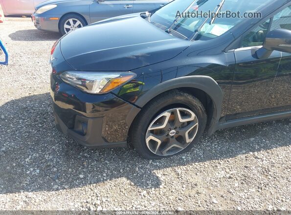 JF2GTAMC7JH244216 2018 SUBARU CROSSTREK Black Widok z przodu