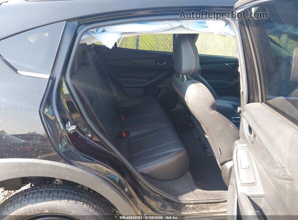 JF2GTAMC7JH244216 2018 SUBARU CROSSTREK Black Widok naklejki z numerem VIN