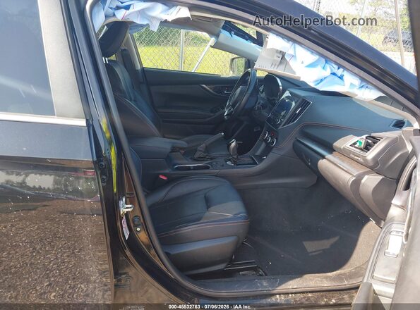 JF2GTAMC7JH244216 2018 SUBARU CROSSTREK Black Widok wnętrza z przodu