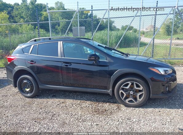 JF2GTAMC7JH244216 2018 SUBARU CROSSTREK Black Widok wnętrza z tyłu