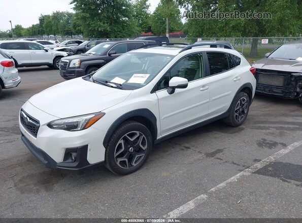 JF2GTAMC7JH289155 2018 SUBARU CROSSTREK White Передня ліва чверть