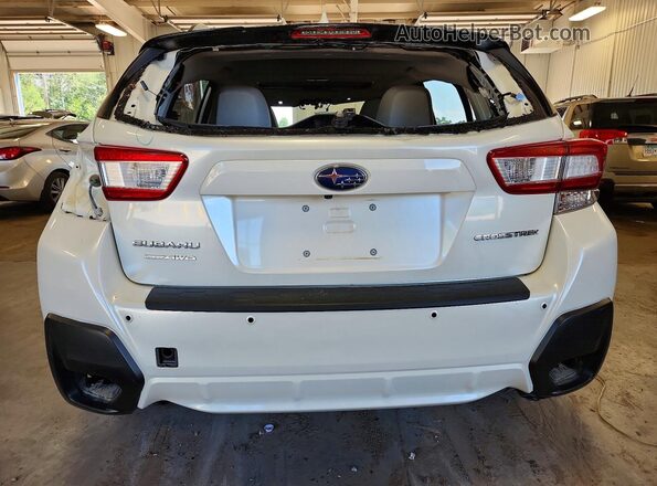 JF2GTAMC8JH210673 2018 SUBARU CROSSTREK White Հետևի տեսք