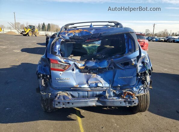 JF2GTAMC8L8219473 2020 SUBARU CROSSTREK Blue Rear view