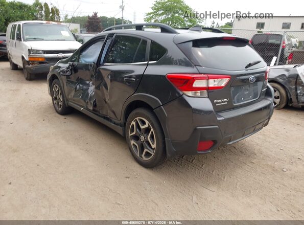 JF2GTAMC9J8309762 2018 SUBARU CROSSTREK Black Trasero izquierdo