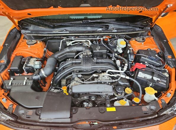 JF2GTAMC9J8332040 2018 SUBARU CROSSTREK Orange Rear interior view