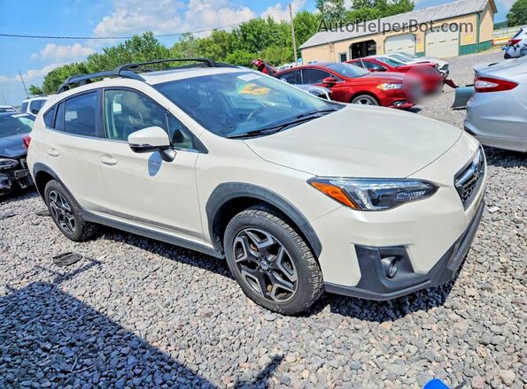 JF2GTAMC9JH266394 2018 SUBARU CROSSTREK White Przód prawy