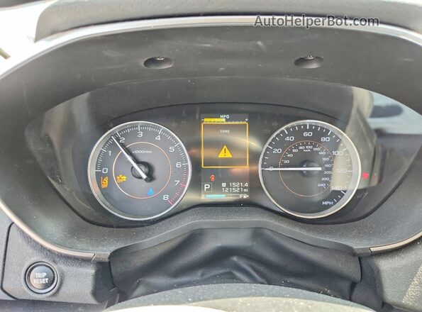 JF2GTAMC9JH266394 2018 SUBARU CROSSTREK White Widok zestawu wskaźników