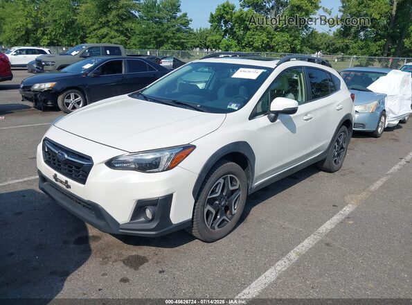 JF2GTAMC9K8258846 2019 SUBARU CROSSTREK White წინა მარცხენა ხედი სამი მეოთხედიდან