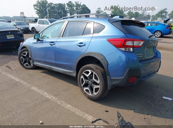 JF2GTAMC9K8364701 2019 SUBARU CROSSTREK Blue Trasero izquierdo