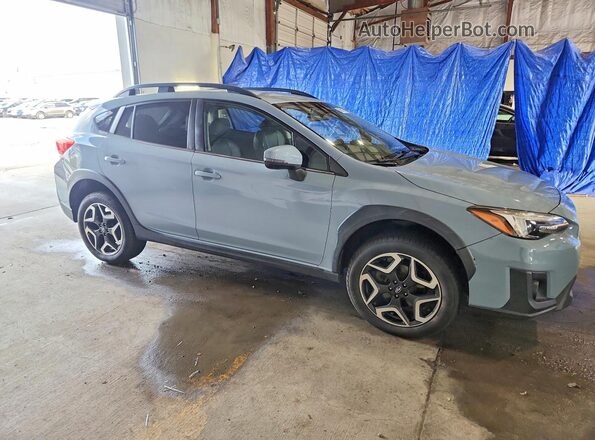 JF2GTAMC9KH229783 2019 SUBARU CROSSTREK Синий Передняя правая четверть