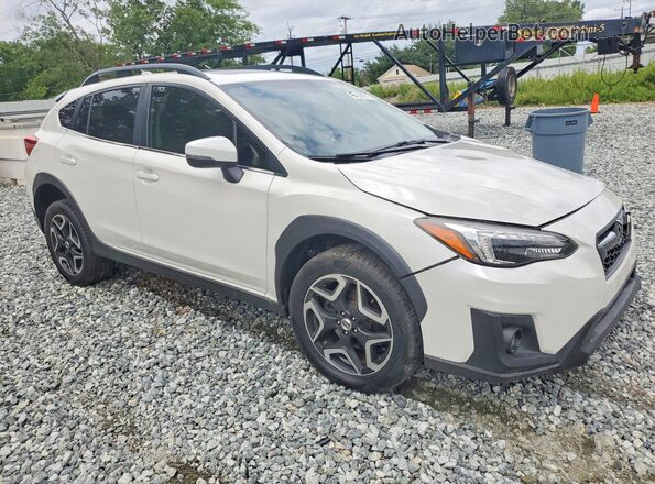 JF2GTAMCXJ8346917 2018 SUBARU CROSSTREK Белый Передняя правая четверть