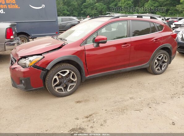 JF2GTANC0K8266686 2019 SUBARU CROSSTREK Красный Передняя левая четверть