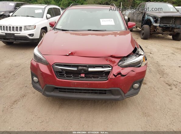 JF2GTANC0K8266686 2019 SUBARU CROSSTREK Красный Вид щитка приборов
