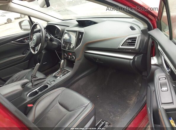 JF2GTANC0K8266686 2019 SUBARU CROSSTREK Красный Вид салона спереди