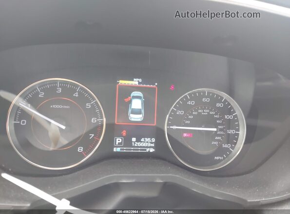 JF2GTANC0K8266686 2019 SUBARU CROSSTREK Красный Вид задних сидений