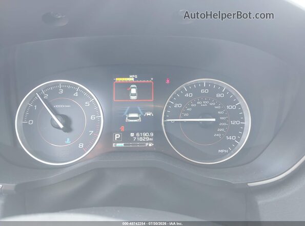 JF2GTANC0KH296755 2019 SUBARU CROSSTREK Silver Հետևի նստատեղերի տեսք