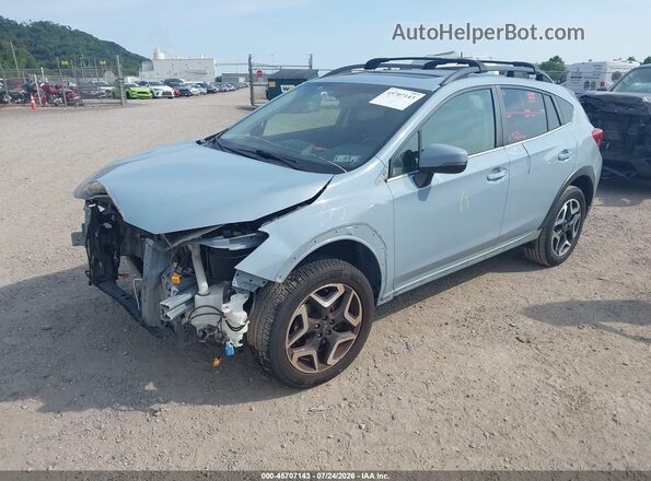 JF2GTANC2K8342537 2019 SUBARU CROSSTREK Light Blue Front left