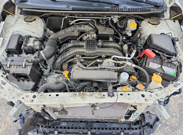 JF2GTANC3K8267864 2019 SUBARU CROSSTREK White უკანა სალონის ხედი