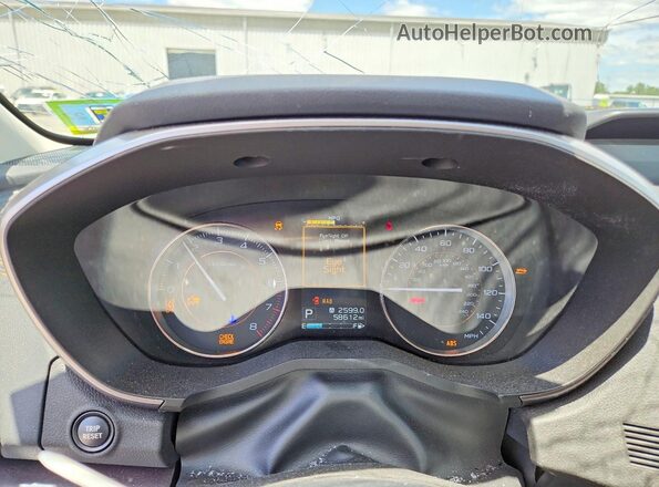 JF2GTANC3L8221808 2020 SUBARU CROSSTREK Синий Вид щитка приборов