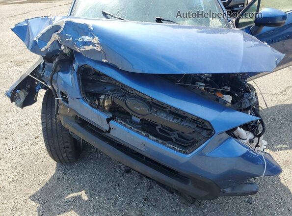 JF2GTANC4L8220828 2020 SUBARU CROSSTREK Blue Vista del compartimento del motor