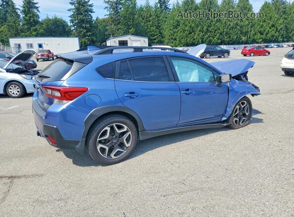 JF2GTANC4L8220828 2020 SUBARU CROSSTREK Blue Trasero derecho