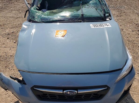 JF2GTANC5L8222894 2020 SUBARU CROSSTREK Blue Vista interior trasera