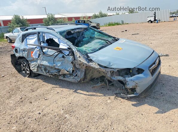JF2GTANC5L8222894 2020 SUBARU CROSSTREK Blue Delantero derecho