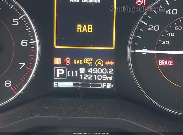 JF2GTANC5L8251053 2020 SUBARU CROSSTREK Gray უკანა სავარძლების ხედი