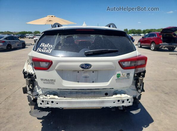 JF2GTANC8LH275573 2020 SUBARU CROSSTREK White Вид ззаду