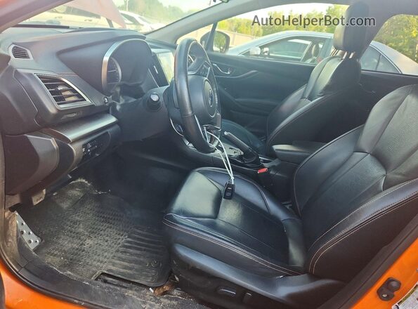 JF2GTANCXK8356217 2019 SUBARU CROSSTREK Оранжевый Вид салона спереди