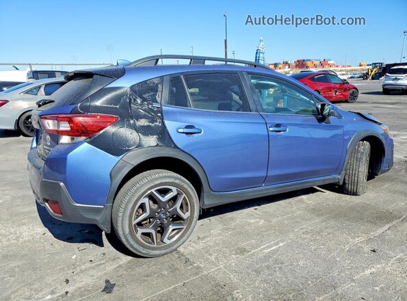 JF2GTANCXKH366505 2019 SUBARU CROSSTREK Синий Задняя правая четверть