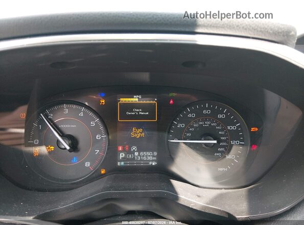JF2GTAPC0L8207295 2020 SUBARU CROSSTREK Gray უკანა სავარძლების ხედი