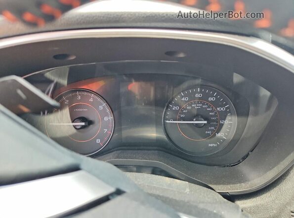JF2GTAPC0M8207556 2021 SUBARU CROSSTREK Black Instrument cluster view