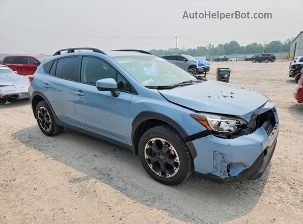 JF2GTAPC0M8375522 2021 SUBARU CROSSTREK Синий Передняя правая четверть