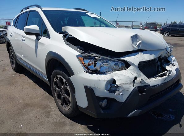 JF2GTAPC0M8657367 2021 SUBARU CROSSTREK White Դիմացի տեսք