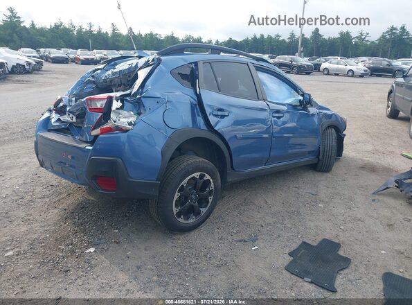 JF2GTAPC0MH320133 2021 SUBARU CROSSTREK Синий Задняя правая четверть