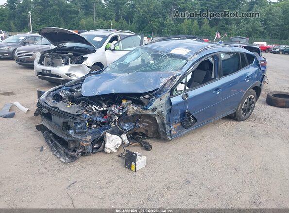 JF2GTAPC0MH320133 2021 SUBARU CROSSTREK Синий Передняя левая четверть