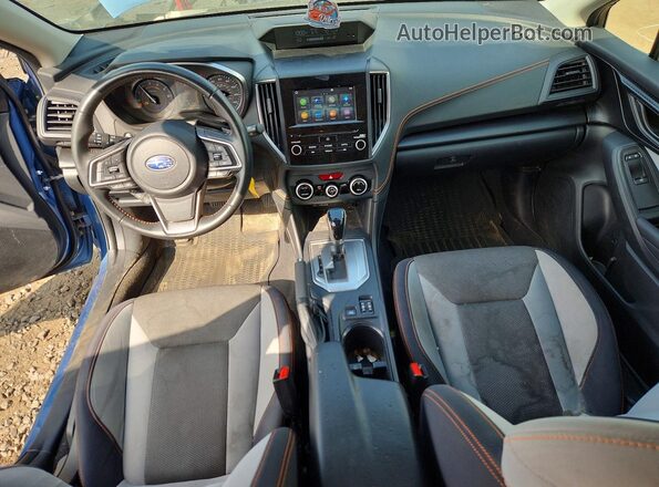 JF2GTAPC0MH337675 2021 SUBARU CROSSTREK Blue Вид панелі приладів