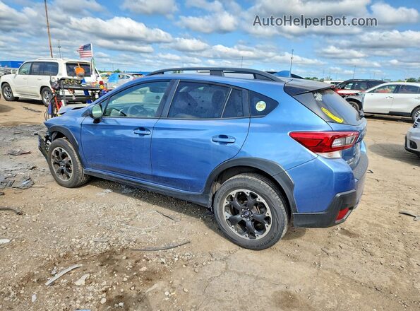 JF2GTAPC0MH337675 2021 SUBARU CROSSTREK Blue Задня ліва чверть