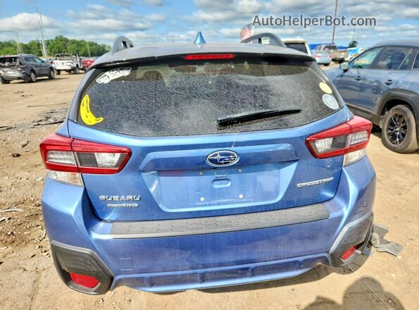 JF2GTAPC0MH337675 2021 SUBARU CROSSTREK Blue Вид ззаду