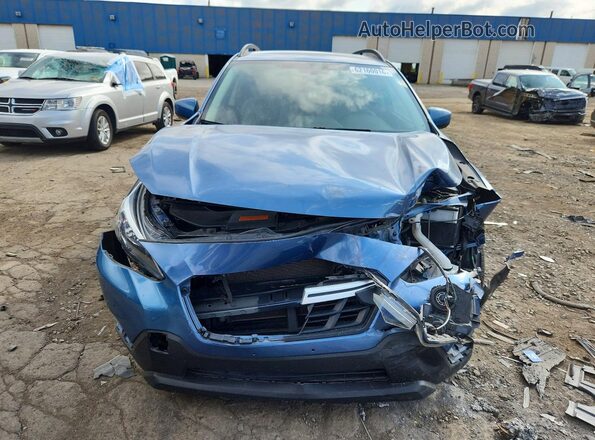JF2GTAPC0MH337675 2021 SUBARU CROSSTREK Blue Вид спереду