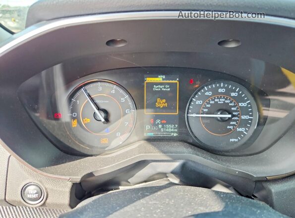 JF2GTAPC0MH337675 2021 SUBARU CROSSTREK Blue Вид щитка приладів