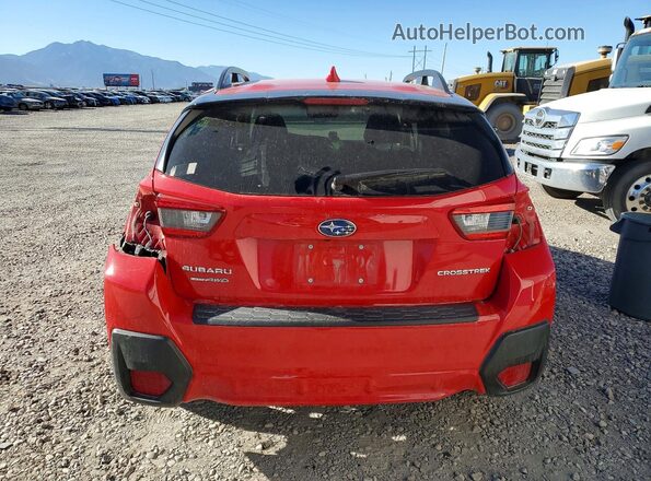 JF2GTAPC0N8235309 2022 SUBARU CROSSTREK Red Հետևի տեսք