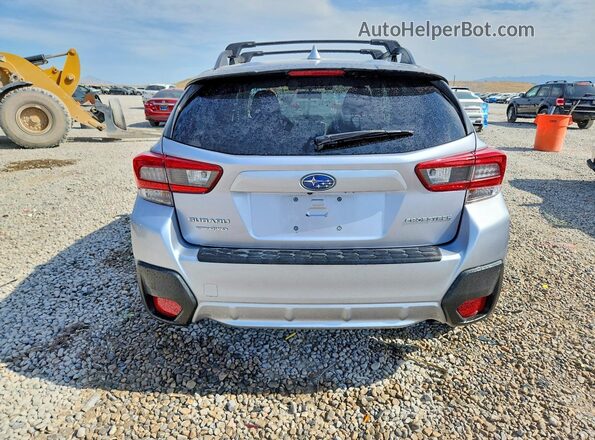 JF2GTAPC1M8291516 2021 SUBARU CROSSTREK Silver Вид ззаду