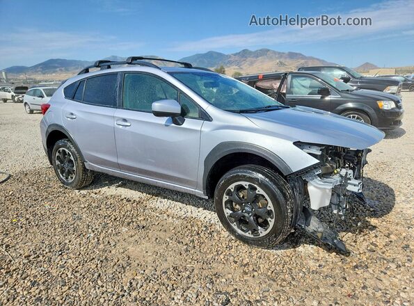 JF2GTAPC1M8291516 2021 SUBARU CROSSTREK Silver Передня права чверть