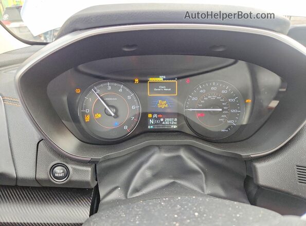 JF2GTAPC1PH248668 2023 SUBARU CROSSTREK Серебряный Вид щитка приборов