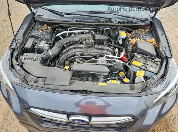JF2GTAPC2M8231986 2021 SUBARU CROSSTREK Gray Engine compartment view