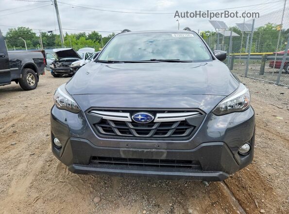 JF2GTAPC2M8231986 2021 SUBARU CROSSTREK Gray Front view