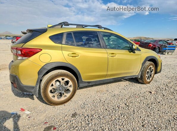 JF2GTAPC2MH297194 2021 SUBARU CROSSTREK Зеленый Задняя правая четверть